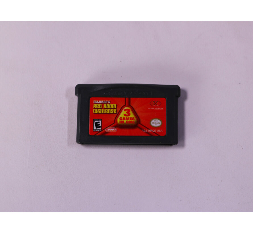 Game Boy Advance - 3-in-1 Rec Room Challenge - Boxed CIB