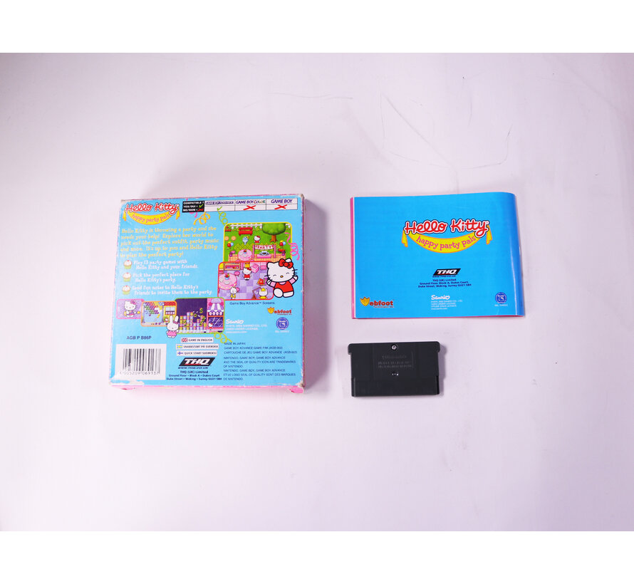 Game Boy Advance - Hello Kitty: Happy Party Pals - Boxed CIB