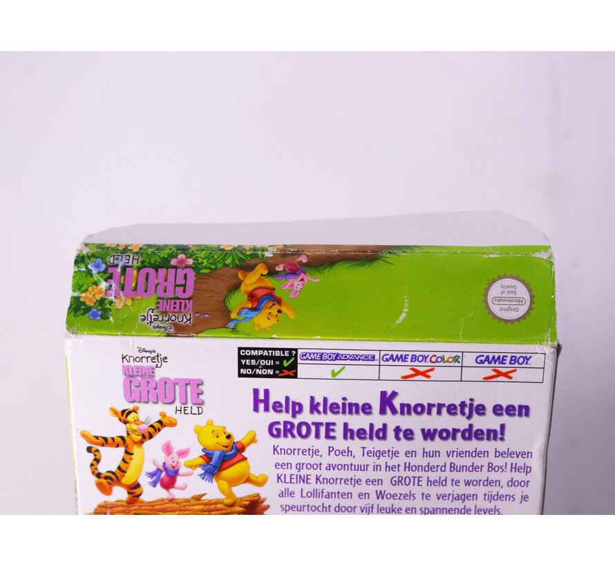 Game Boy Advance - Knorretje Kleine Grote Held - Boxed CIB