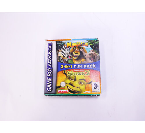 Vicarious Visions Game Boy Advance - Madagascar & Shrek 2 - Boxed CIB