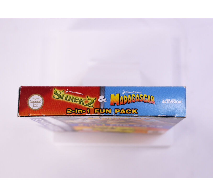 Game Boy Advance - Madagascar - Shrek 2 - Boxed CIB