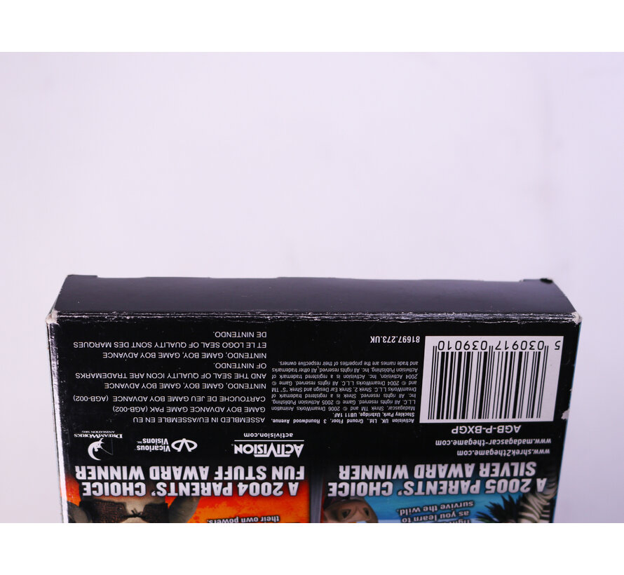 Game Boy Advance - Madagascar - Shrek 2 - Boxed CIB