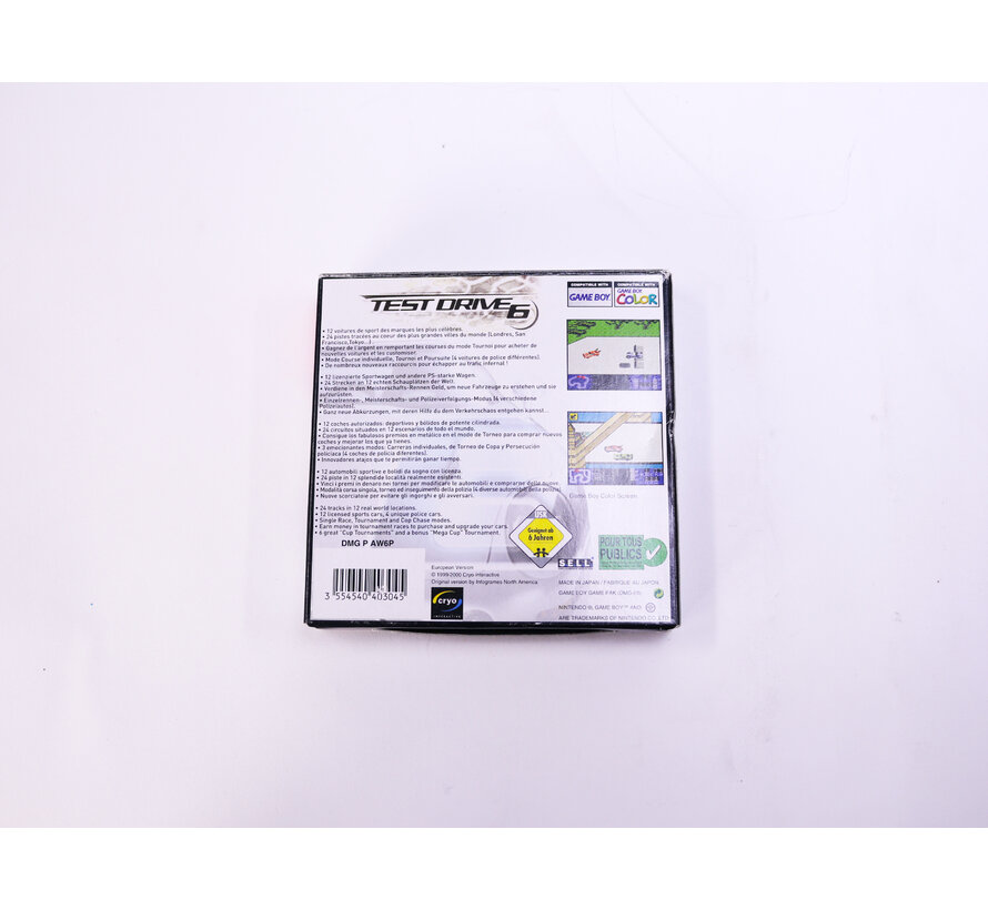 Game Boy Color - Test Drive 6 - Boxed CIB