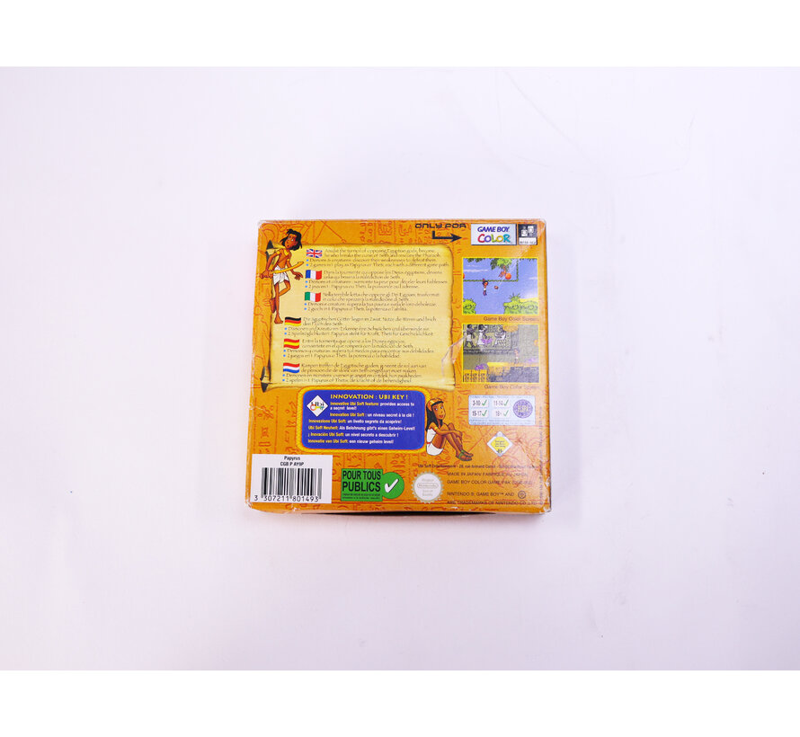 Game Boy Color - Papyrus - Boxed CIB