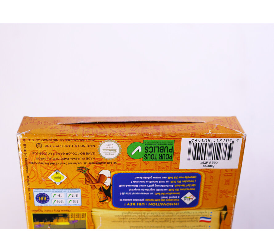 Game Boy Color - Papyrus - Boxed CIB