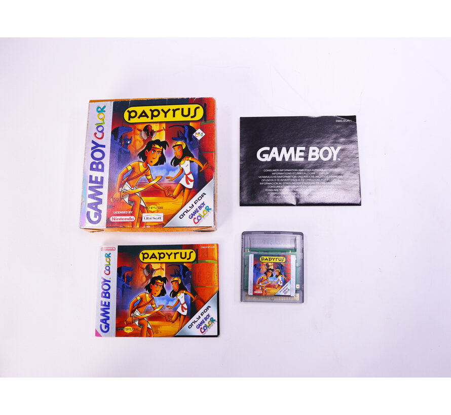 Game Boy Color - Papyrus - Boxed CIB