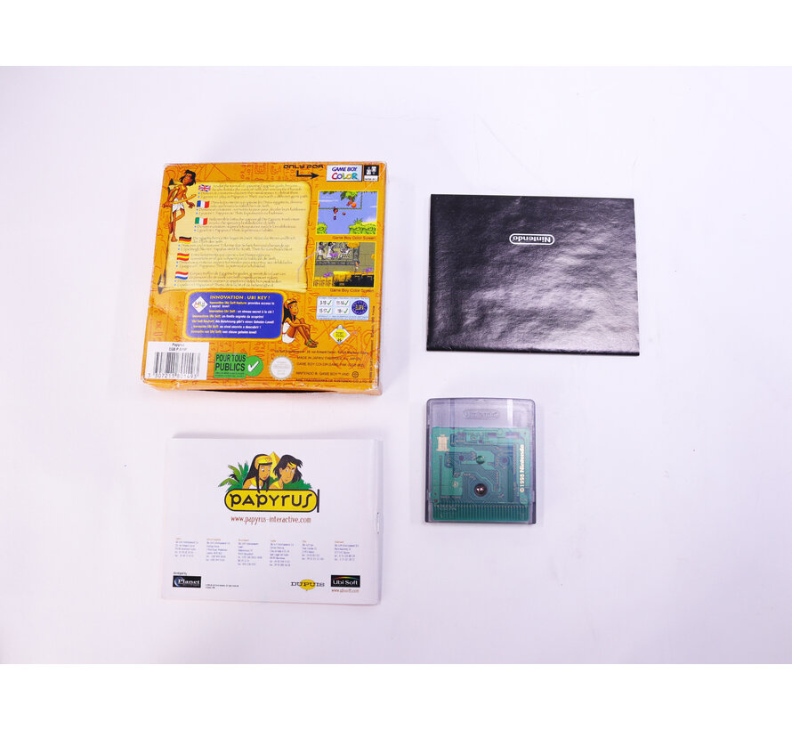 Game Boy Color - Papyrus - Boxed CIB
