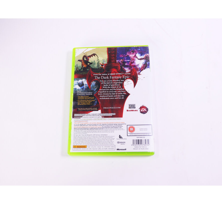 Xbox 360 - Dragon Age: Origins [No Manual]