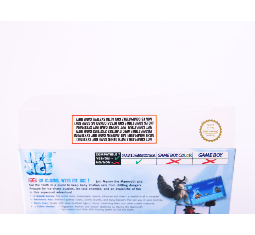 Game Boy Advance - Ice Age - Boxed CIB