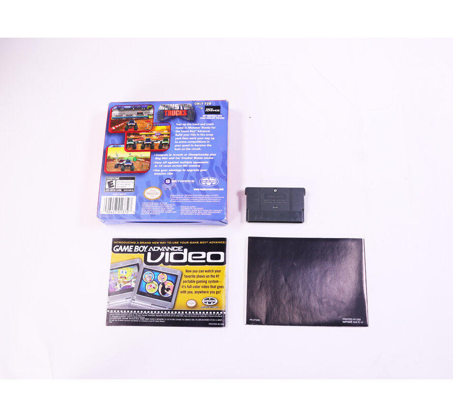 Game Boy Advance - Monster Trucks - Boxed CIB