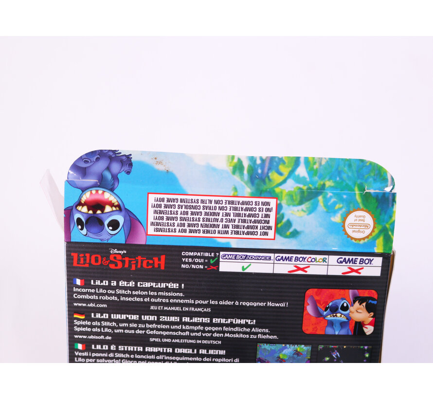 Game Boy Advance - Lilo & Stitch - Boxed CIB