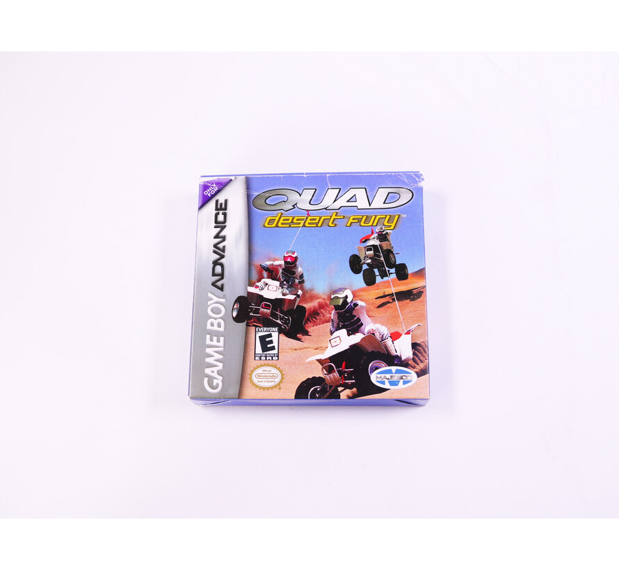 Game Boy Advance - Quad Desert Fury - USA - Boxed CIB