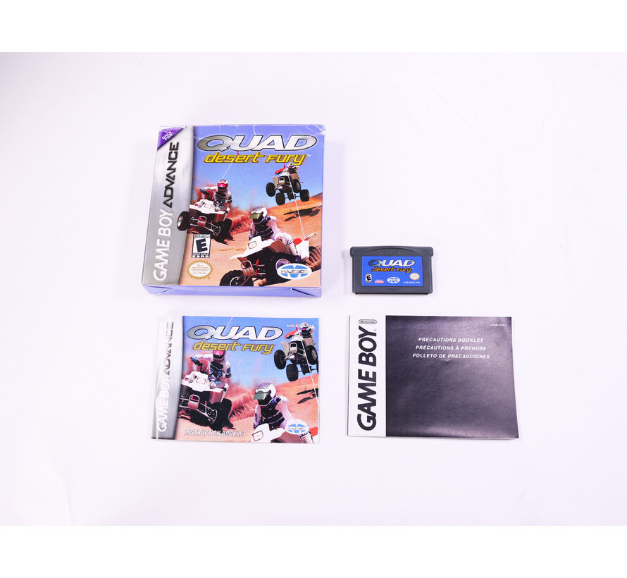 Game Boy Advance - Quad Desert Fury - USA - Boxed CIB
