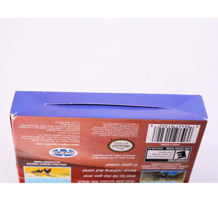 Game Boy Advance - Quad Desert Fury - USA - Boxed CIB