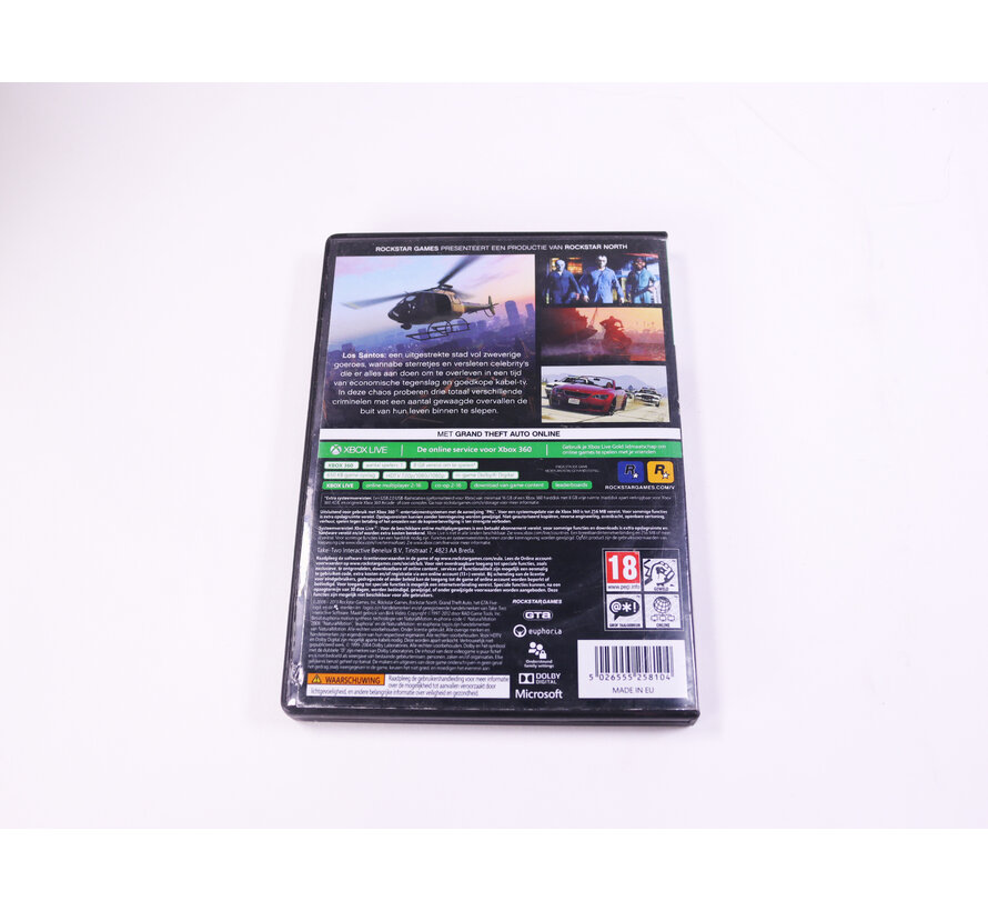 Xbox 360 - Grand Theft Auto V [No Manual]