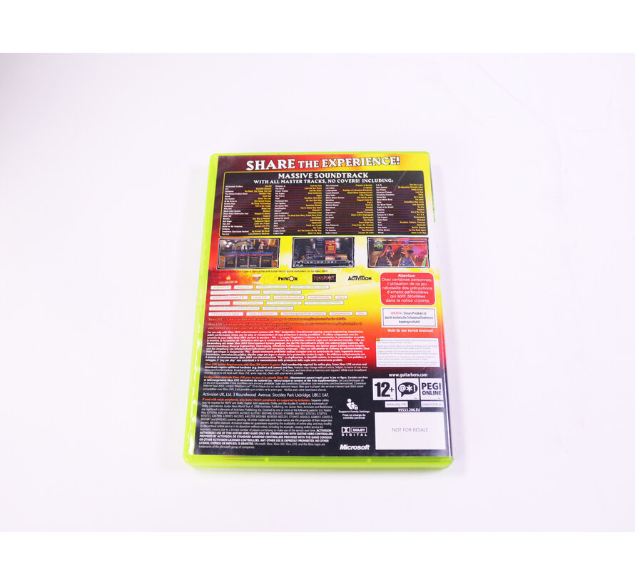 Xbox 360 - Guitar Hero World Tour