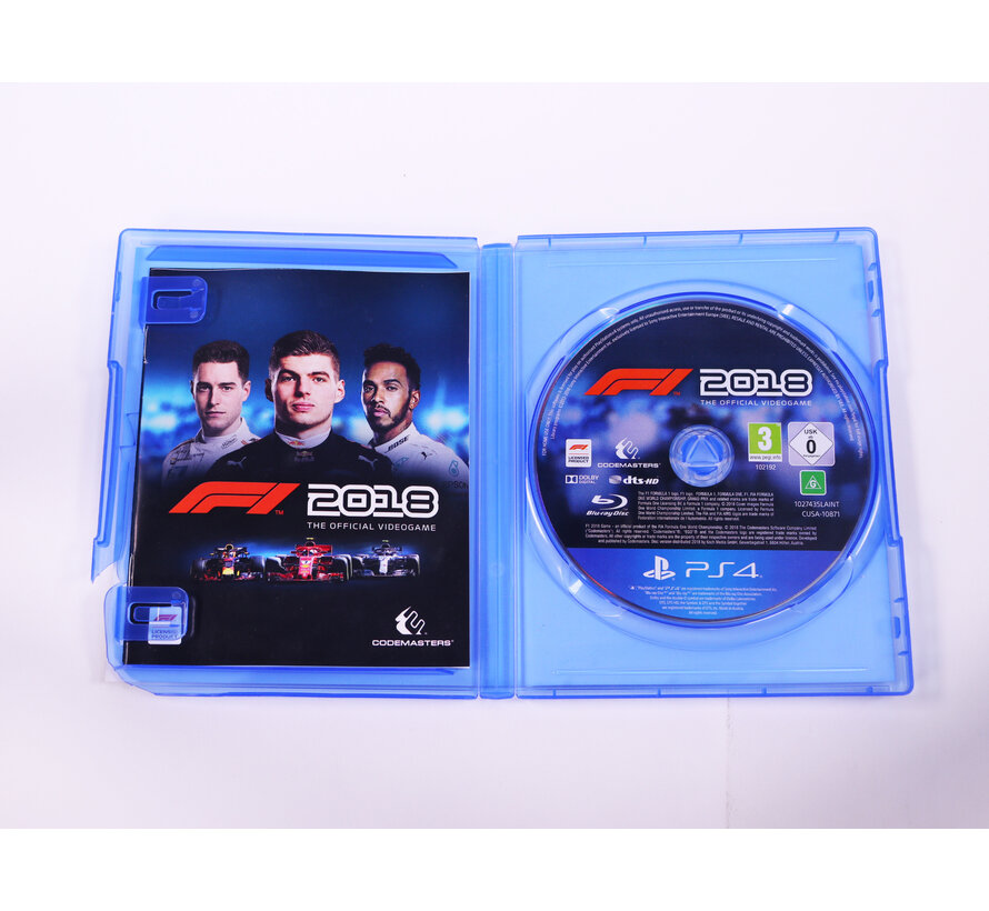 PlayStation 4 - F1 2018 [Headline Edition] [Gebruikt]