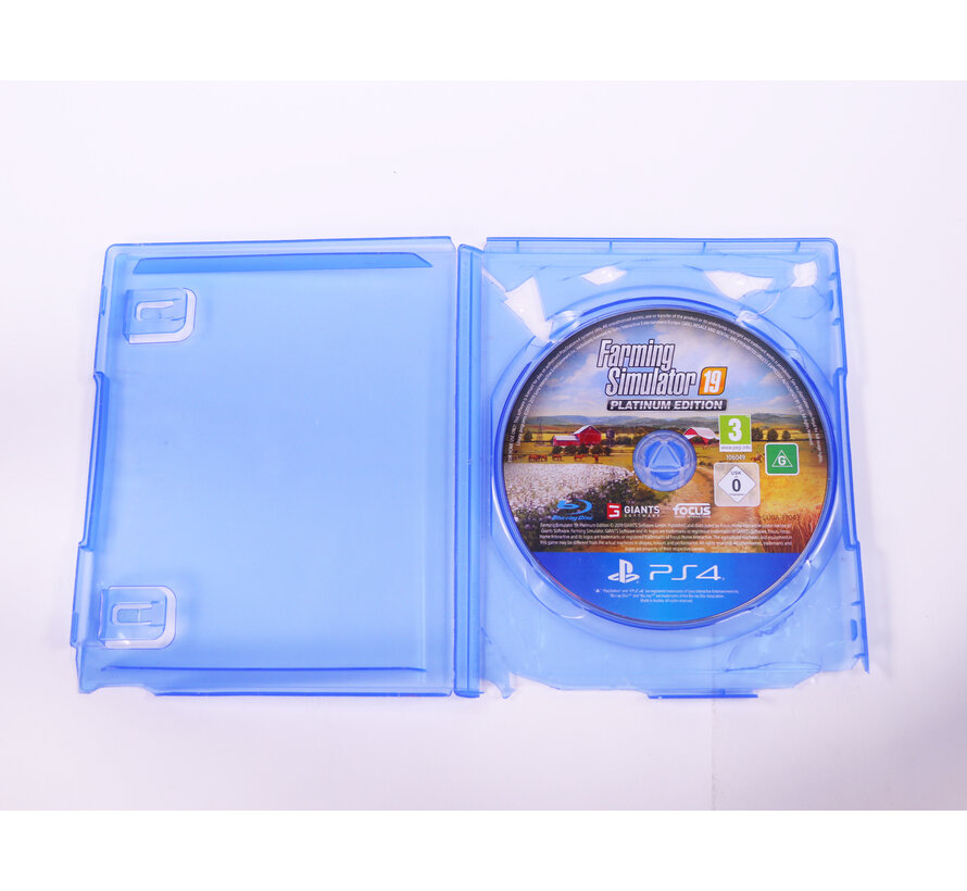 Playstation 4 - Farming Simulator 19 [Platinum Edition] [No Manual] [Gebruikt]