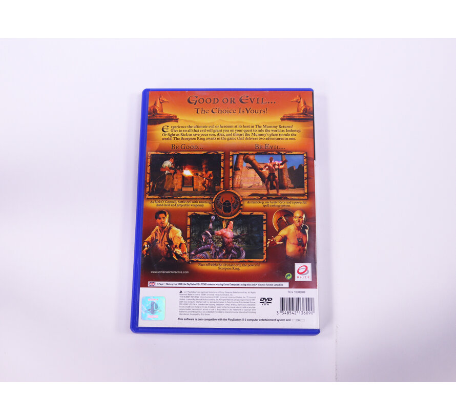 PlayStation 2 - The Mummy Returns [No Manual]
