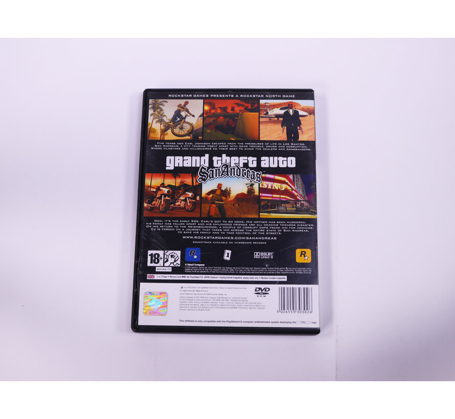 PlayStation 2 - Grand Theft Auto: San Andreas [No Manual]