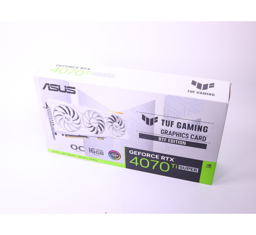 ASUS TUF Gaming GeForce RTX 4070 Ti SUPER BTF White OC Edition