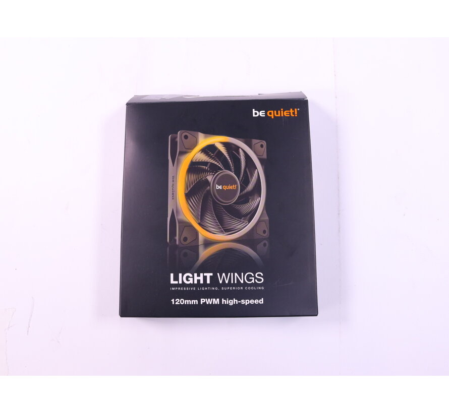 Light Wings 120mm PWM High-speed Single Pack - Zwart