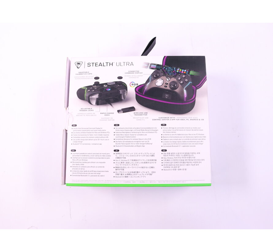 Stealth Ultra Grijs, Zwart Controller