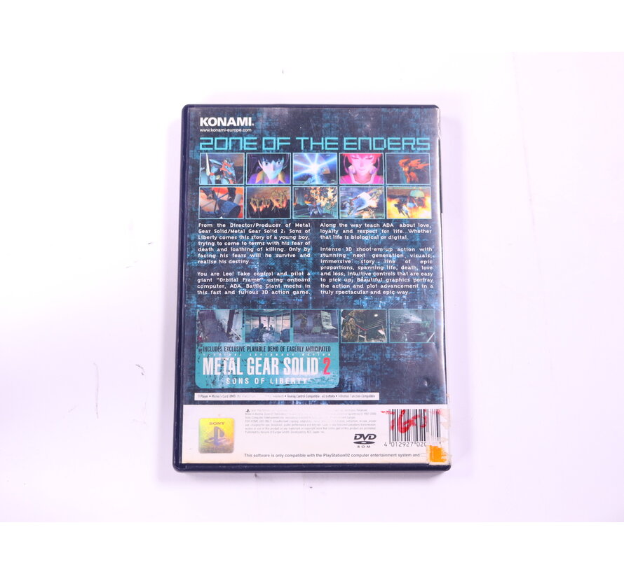 PlayStation 2 - Zone of the Enders [No Manual]