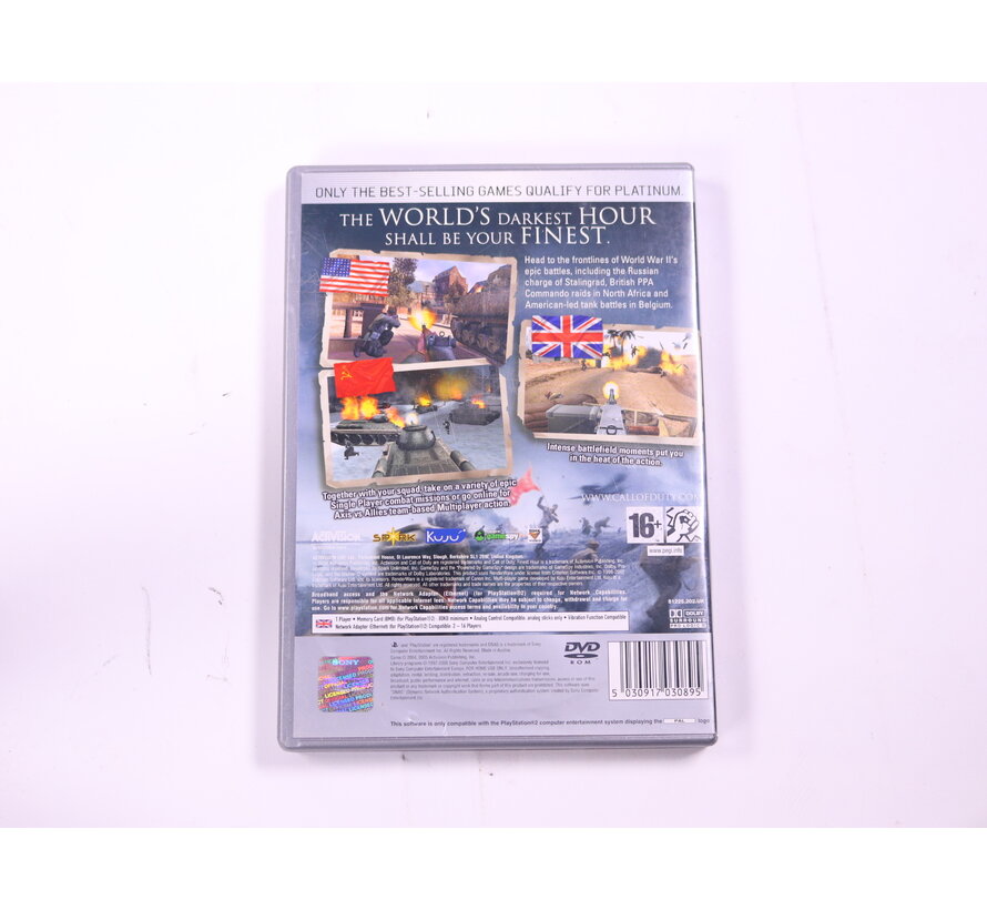 PlayStation 2 - Call of Duty: Finest Hour [Platinum Hits]