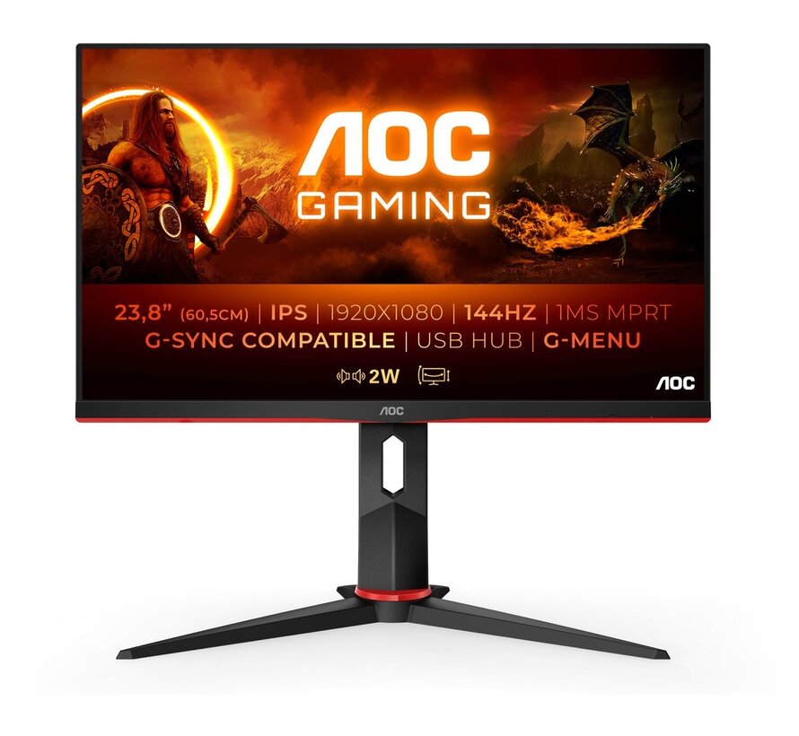 24G2U/BK | 1080P -  144hz - 4 ms - IPS - 24 inch