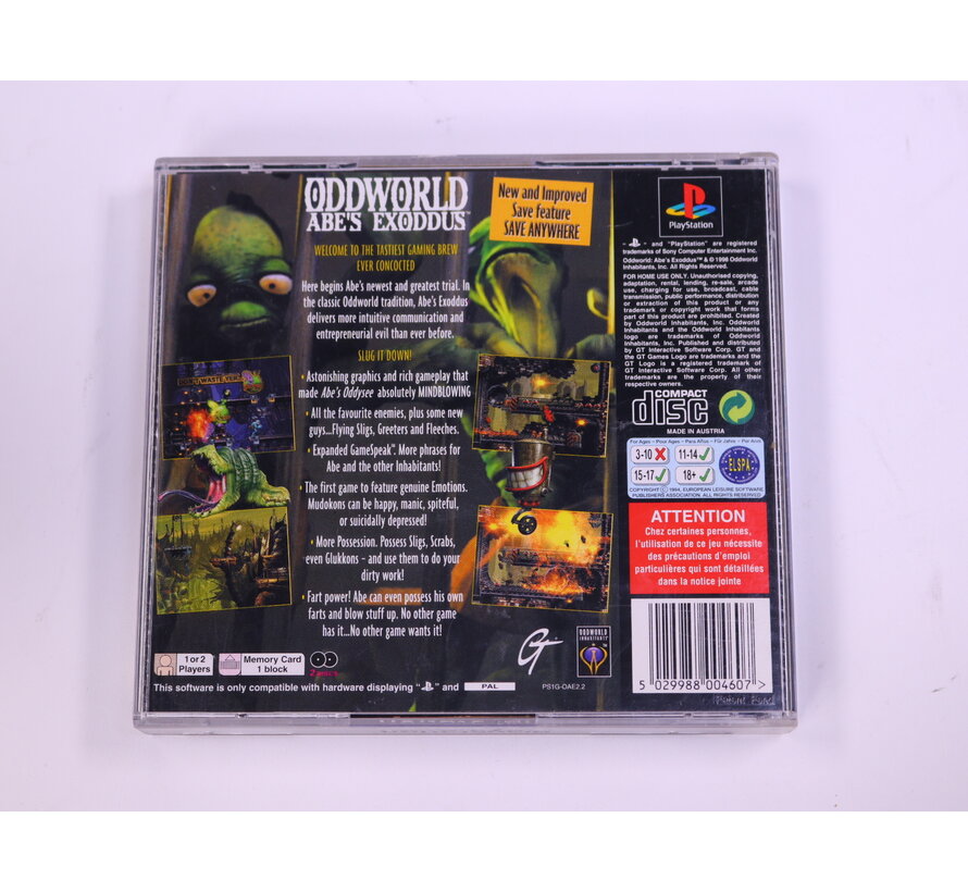 PlayStation 1 - Oddworld: Abe's Exoddus