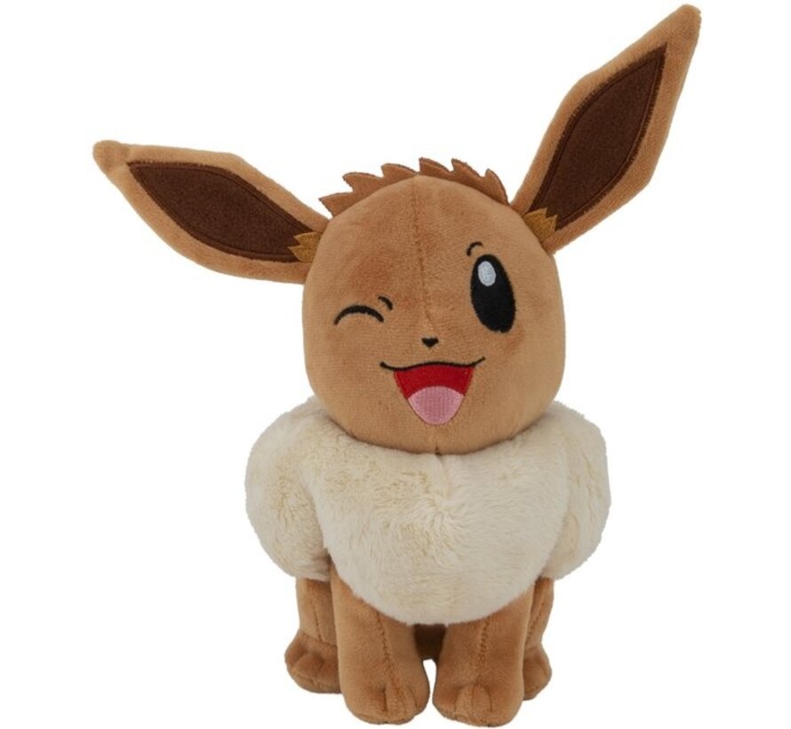 Pokémon - 20cm Plush - Knipogende Eevee