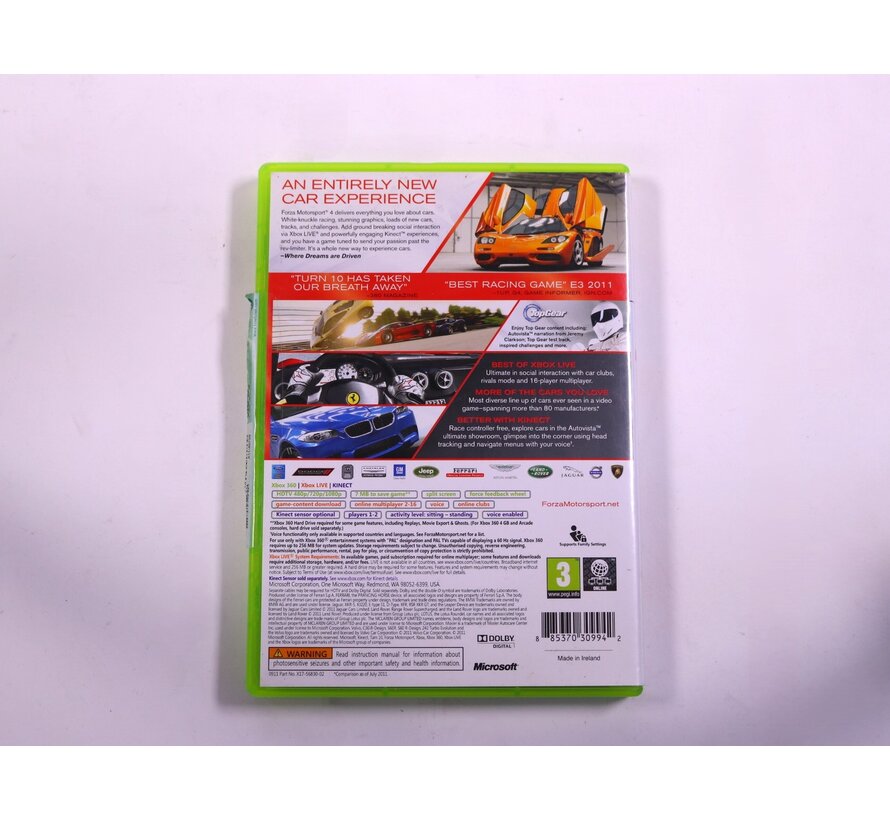 Xbox 360 - Forza Motorsport 4