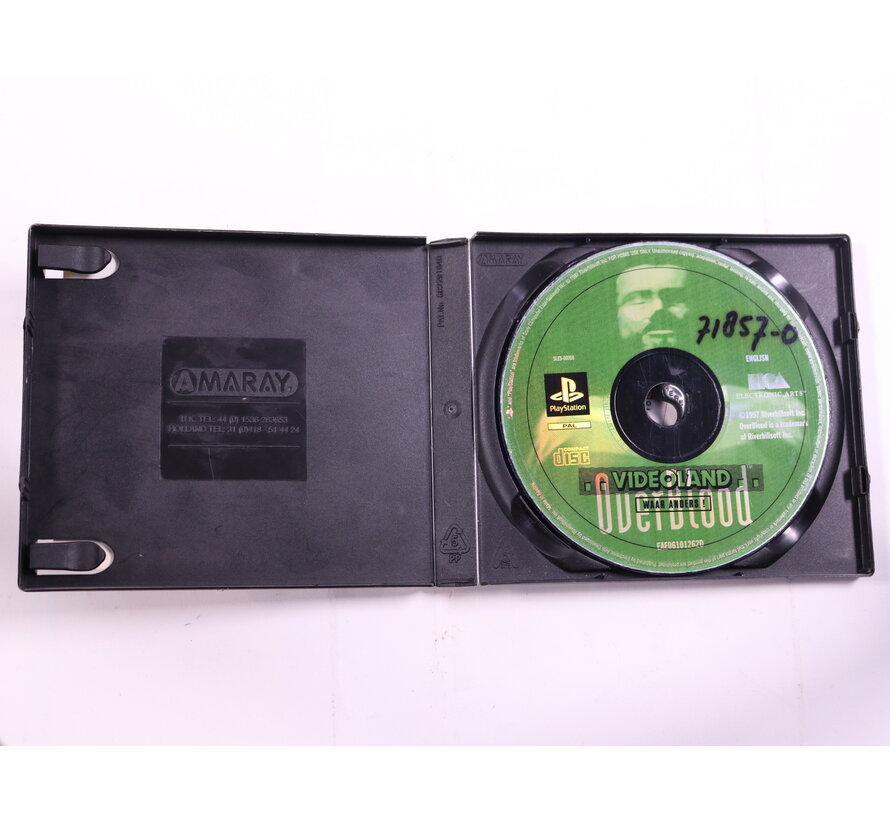 PlayStation 1 - OverBlood A3-D Sci-Fi Adventure [No Manual]