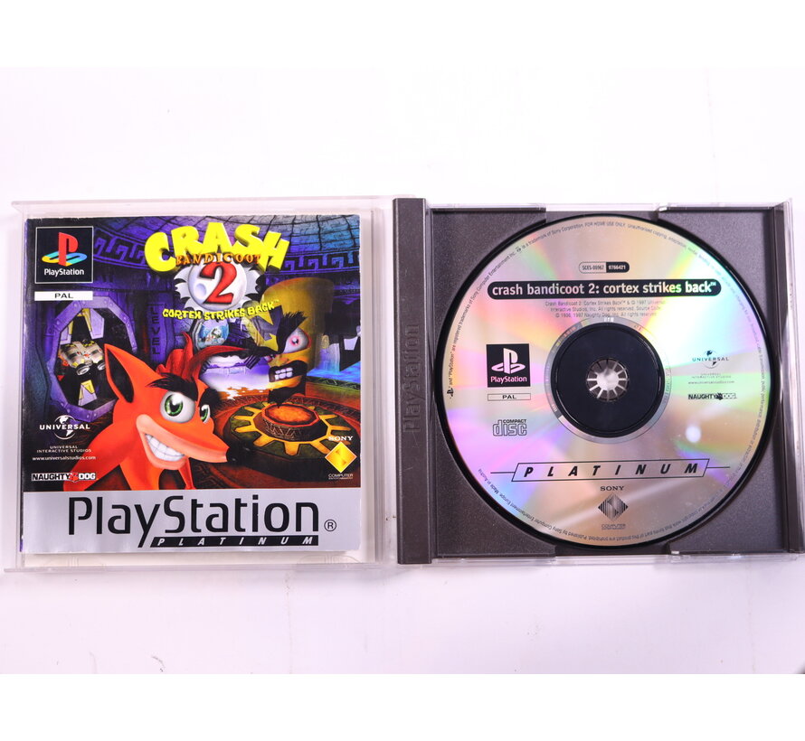 PlayStation 1 - Crash Bandicoot 2: Cortex Strikes Back [Platinum]