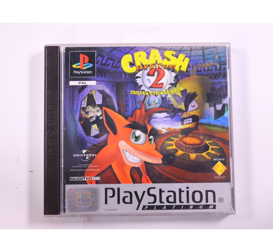 PlayStation 1 - Crash Bandicoot 2: Cortex Strikes Back [Platinum]