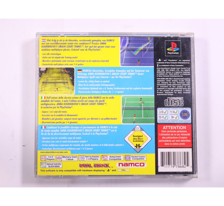 PlayStation 1 - Anna Kournikova's Smash Court Tennis