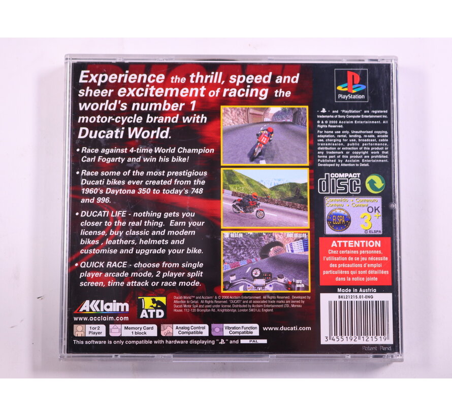 PlayStation 1 - Ducati World Racing Challenge