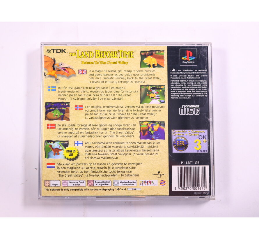PlayStation 1 - The Land Before Time