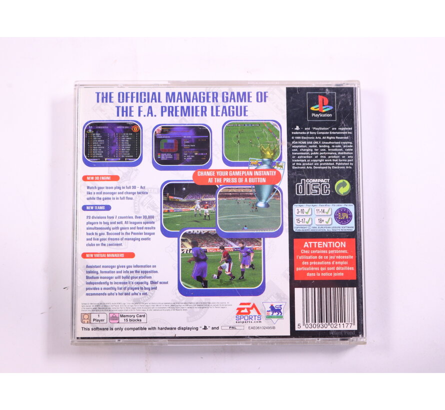 PlayStation 1 - Football Manager 2000