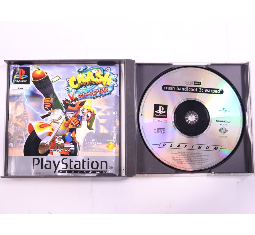 PlayStation 1 - Crash Bandicoot: Warped [Platinum]