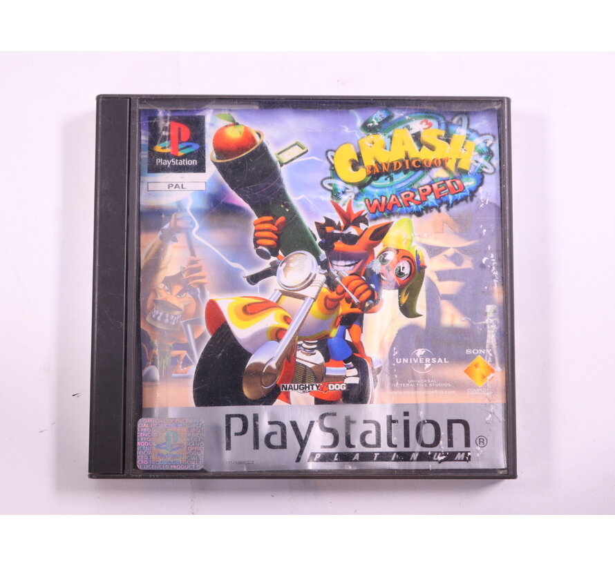 PlayStation 1 - Crash Bandicoot: Warped [Platinum]