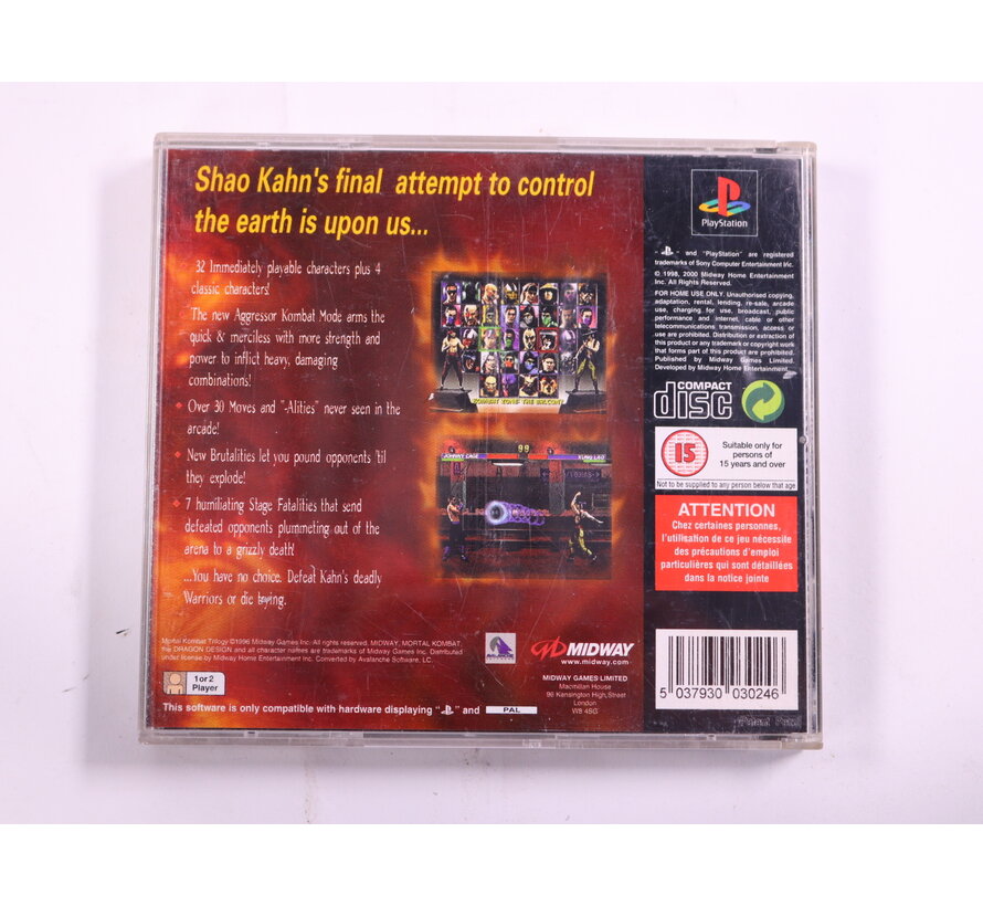 PlayStation 1 - Mortal Kombat Trilogy