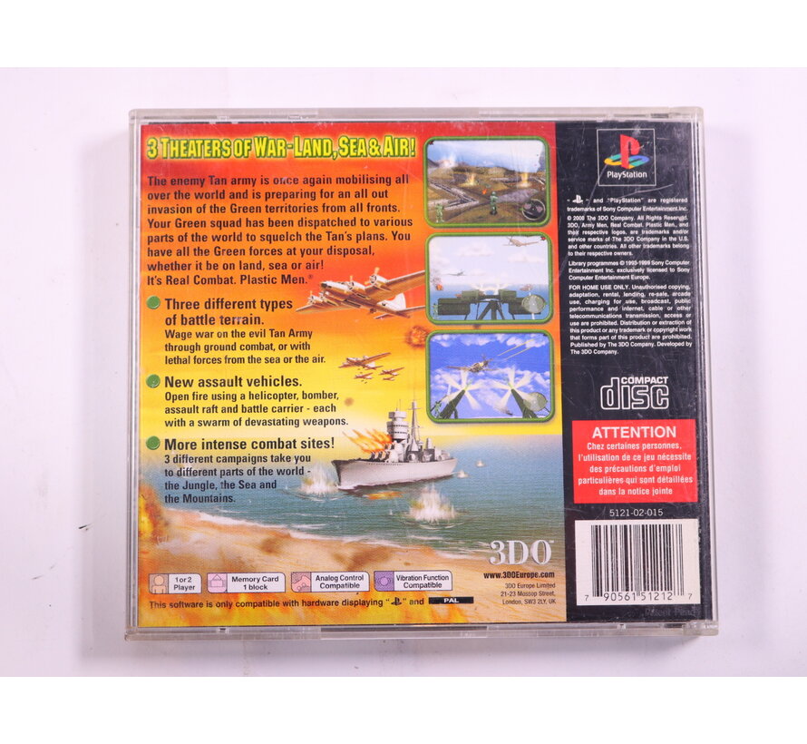 PlayStation 1 - Army Men: Land, Sea, Air