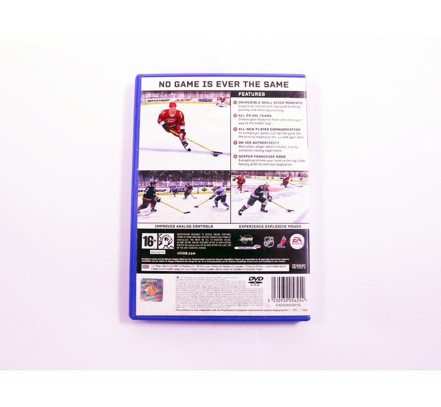 PlayStation 2 - NHL 08 [No Manual]