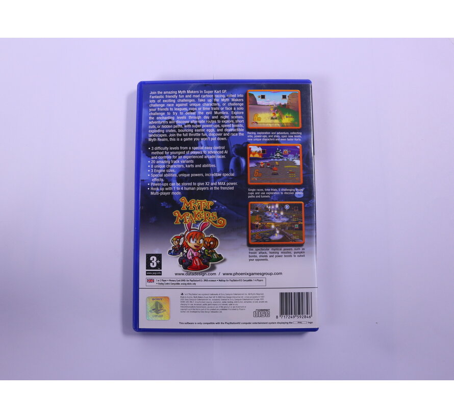 Playstation 2 - Myth Makers Super Kart GP