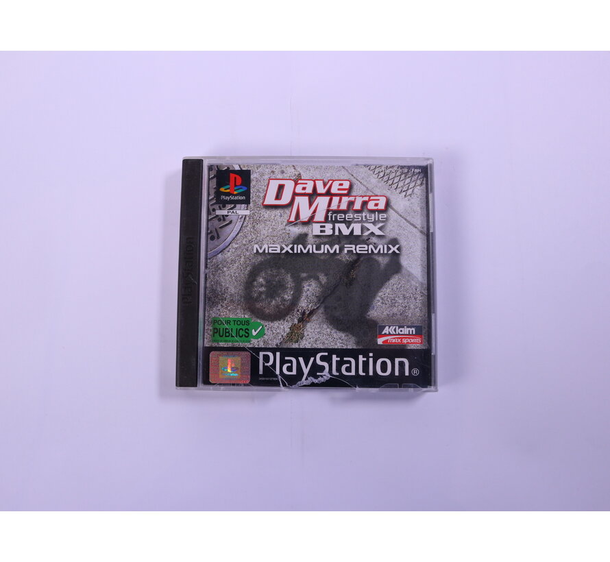 PlayStation 1 - Dave Mirra Freestyle BMX: Maximum Remix