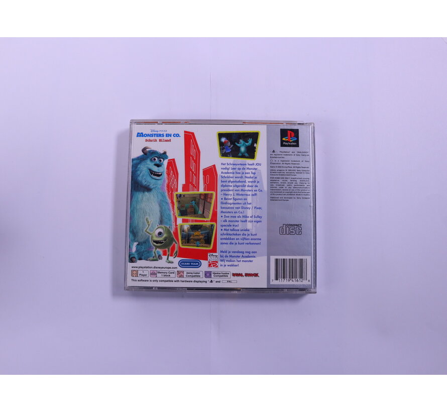 PlayStation 1 - Monsters en Co Schrik Eiland [Platinum]