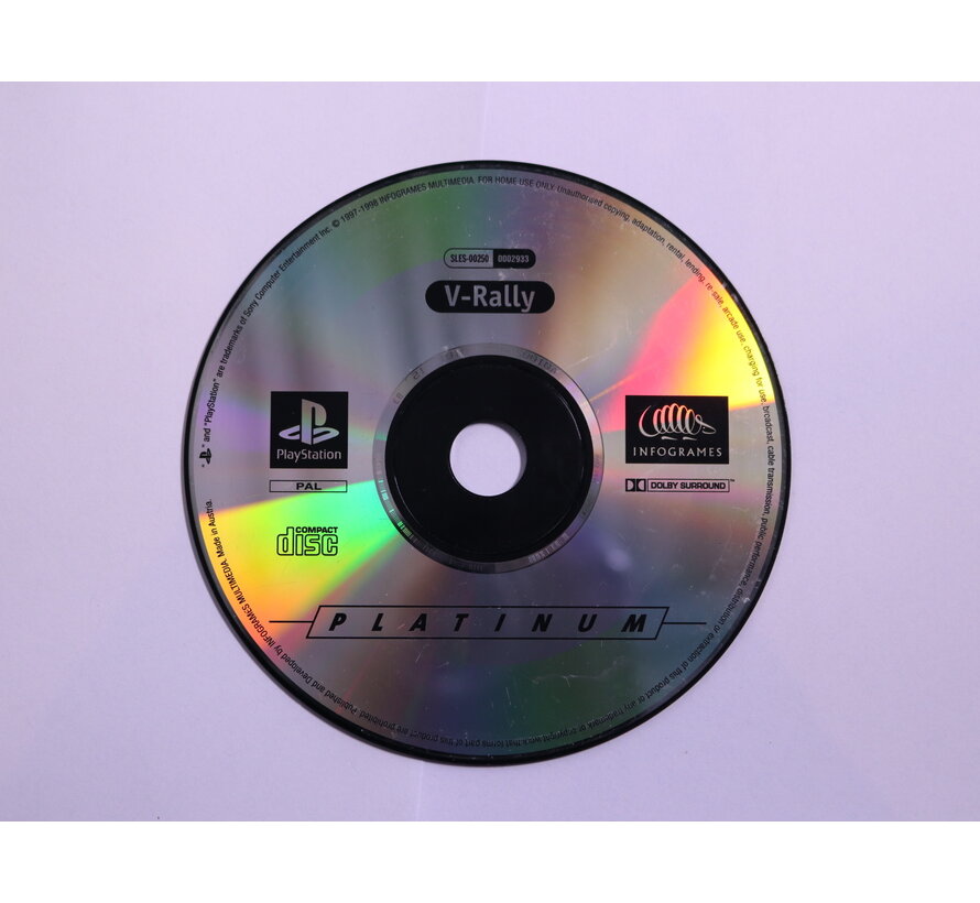 PlayStation 1 - V-Rally [Platinum Hits] [Geen Hoesje]