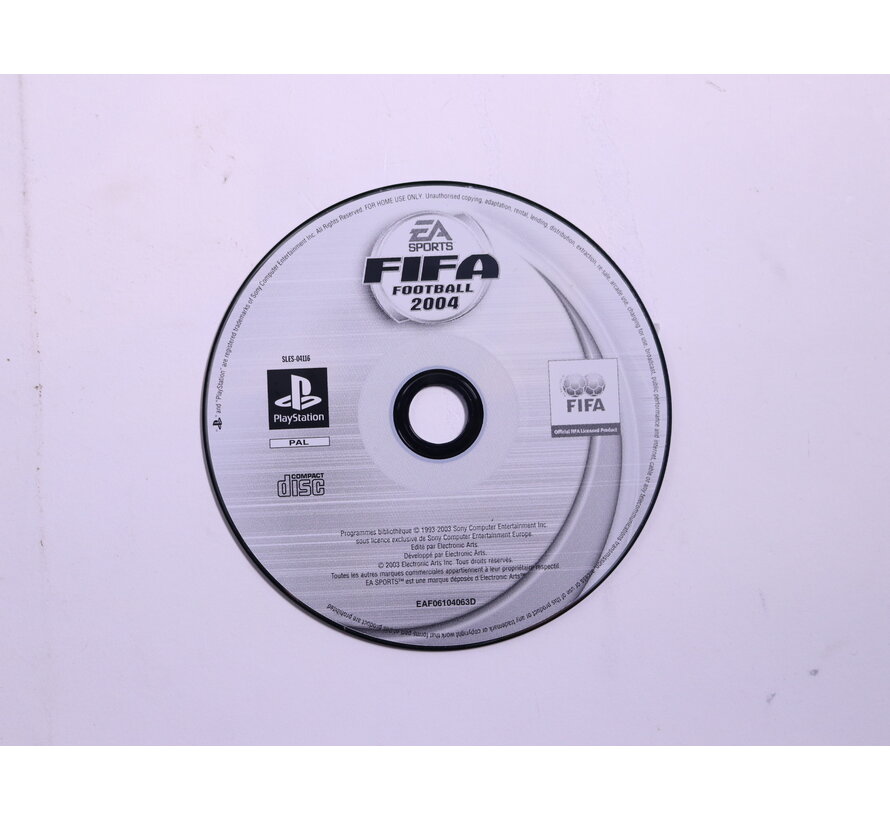 PlayStation 1 - FIFA Football 2004 [Geen Hoesje]